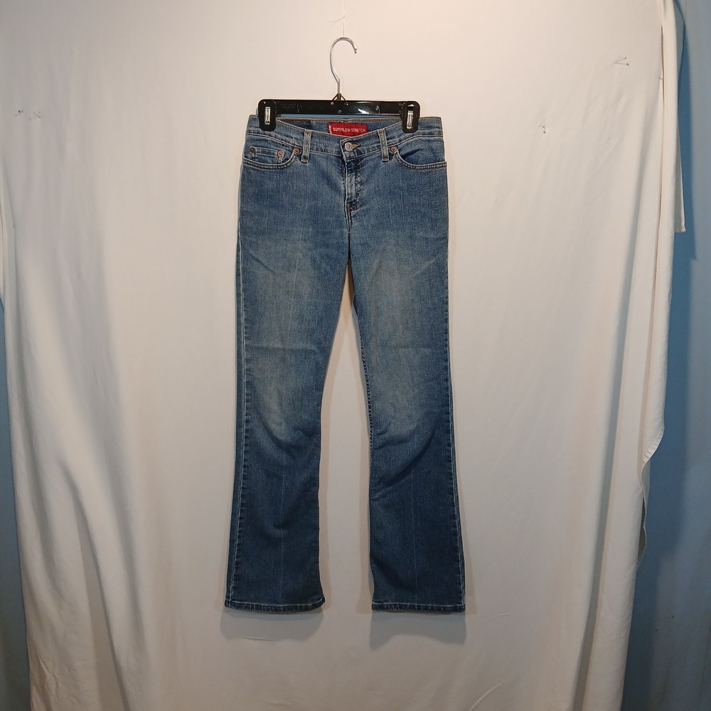 VTG Y2K Levi's 518 Super Low Bootcut Stretch Jeans 5 JR. M Denim 90s 2000s